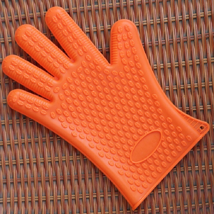 2 St. Silikonisolierte Backofen-Mikrowellen-Topfhandschuhe, blau, grün, gelb, pink, lila, orange