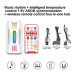 COOLMOON CM-MPAC PWM 5V ARGB Kühlventilator Fernbedienung für PC-Gehäuse, Stil:, 4 in 1 (Weiß), 4 in 1 (Schwarz), 3 in 1 Controller (Weiß), 3 in 1 Controller (Schwarz)