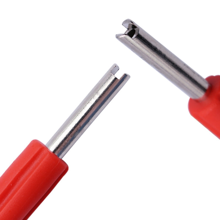 20 PCS Valve Core Wrench Key Car Air Conditioning Wheel Tire Air Mouth Dual-Use Switch Tool, Valve Core Wrench Key