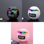 ZXL-G90 Tragbarer bunter Ball Bluetooth-Lautsprecher, Ausführung:, Sensor-Version (Weiß), Sensor-Version (Pink), Uhr-Version (Weiß), Sensor-Version (Schwarz), Uhr-Version (Pink)