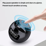 ZXL-G90 Tragbarer bunter Ball Bluetooth-Lautsprecher, Ausführung:, Sensor-Version (Weiß), Sensor-Version (Pink), Uhr-Version (Weiß), Sensor-Version (Schwarz), Uhr-Version (Pink)