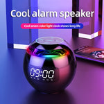 ZXL-G90 Tragbarer bunter Ball Bluetooth-Lautsprecher, Ausführung:, Sensor-Version (Weiß), Sensor-Version (Pink), Uhr-Version (Weiß), Sensor-Version (Schwarz), Uhr-Version (Pink)