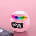 ZXL-G90 Tragbarer bunter Ball Bluetooth-Lautsprecher, Ausführung:, Sensor-Version (Weiß), Sensor-Version (Pink), Uhr-Version (Weiß), Sensor-Version (Schwarz), Uhr-Version (Pink)