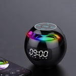 ZXL-G90 Tragbarer bunter Ball Bluetooth-Lautsprecher, Ausführung:, Sensor-Version (Weiß), Sensor-Version (Pink), Uhr-Version (Weiß), Sensor-Version (Schwarz), Uhr-Version (Pink)