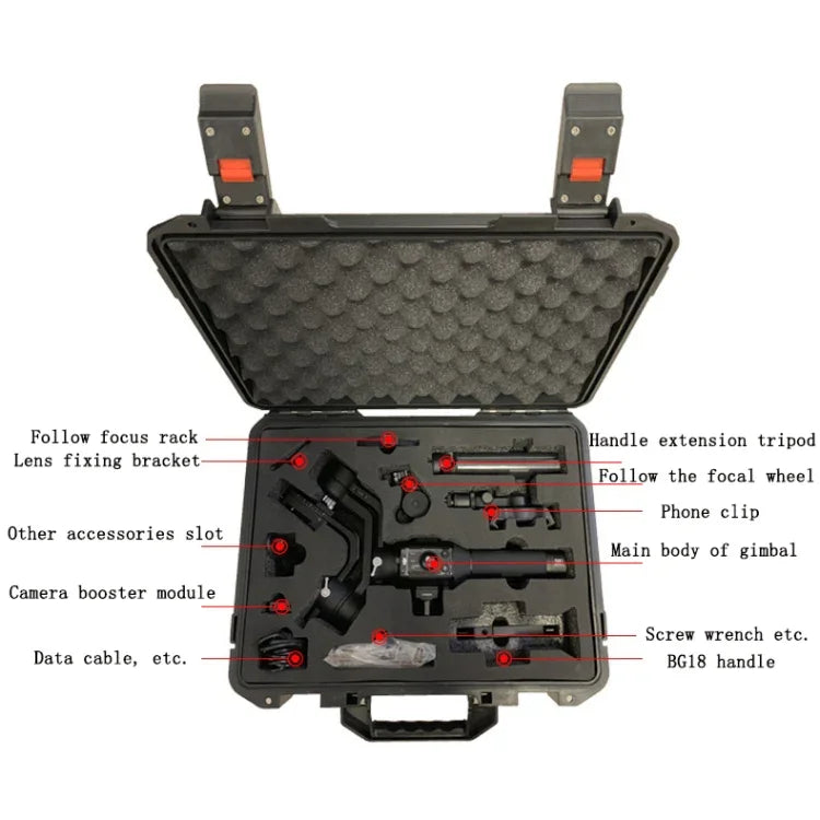 Explosionsgeschützte, stoßfeste und wasserdichte Boxtasche für DJD Ronin SC