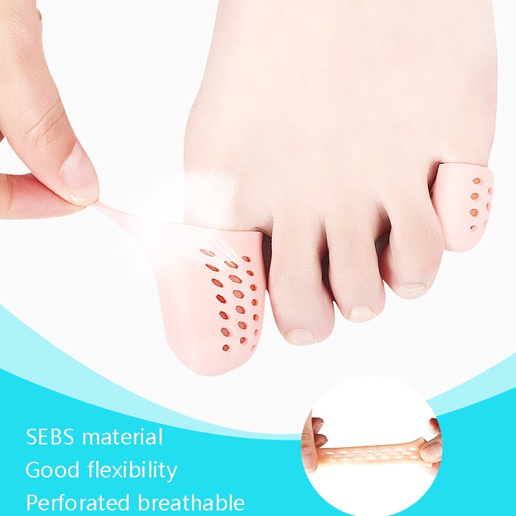 Zehenschutzkappe mit Loch für High Heels, abriebfest und schmerzfrei, Größen: XS, S, M, L