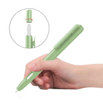 Doppelklick Automatisch einziehbare Stylus-Stift-Hülle für Apple Pencil 2, Grau, Perlmuttweiß, Pink, Armeegrün, Tiefes Weltraumgrau, Blau, Grasgrün, Lila