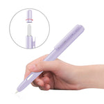 Doppelklick Automatisch einziehbare Stylus-Stift-Hülle für Apple Pencil 2, Grau, Perlmuttweiß, Pink, Armeegrün, Tiefes Weltraumgrau, Blau, Grasgrün, Lila
