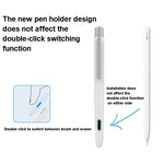 Doppelklick Automatisch einziehbare Stylus-Stift-Hülle für Apple Pencil 2, Grau, Perlmuttweiß, Pink, Armeegrün, Tiefes Weltraumgrau, Blau, Grasgrün, Lila