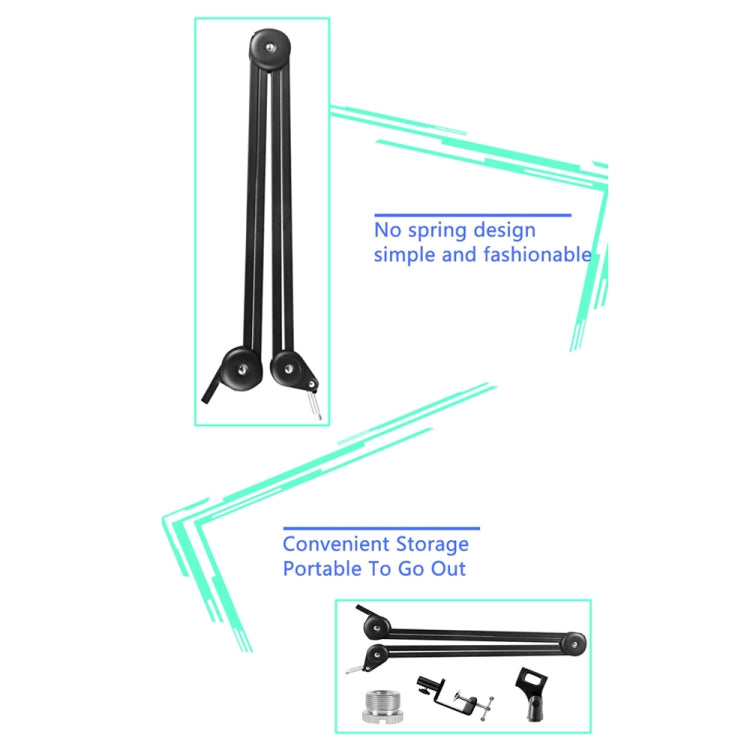 Mikrofon Desktop-Konsolenhalter 360 Grad Drehbarer Halter, GAZ-40P W, GAZ-40P B, GAZ-40 W, GAZ-40 B