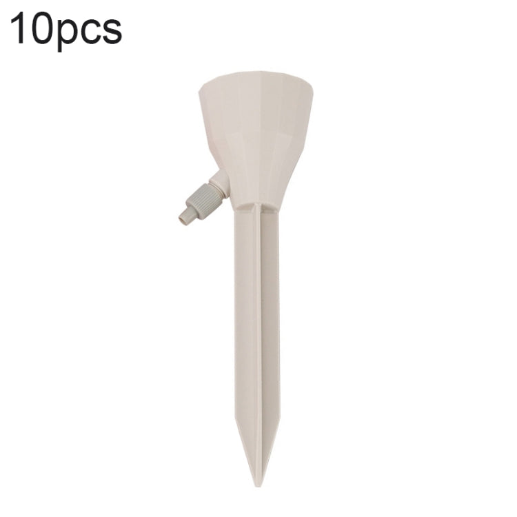 10 Stück Haushalt Topfpflanze Tropfbewässerung Einstellbares Automatisches Bewässerungsgerät, Rosa, Grün, Beige Weiß