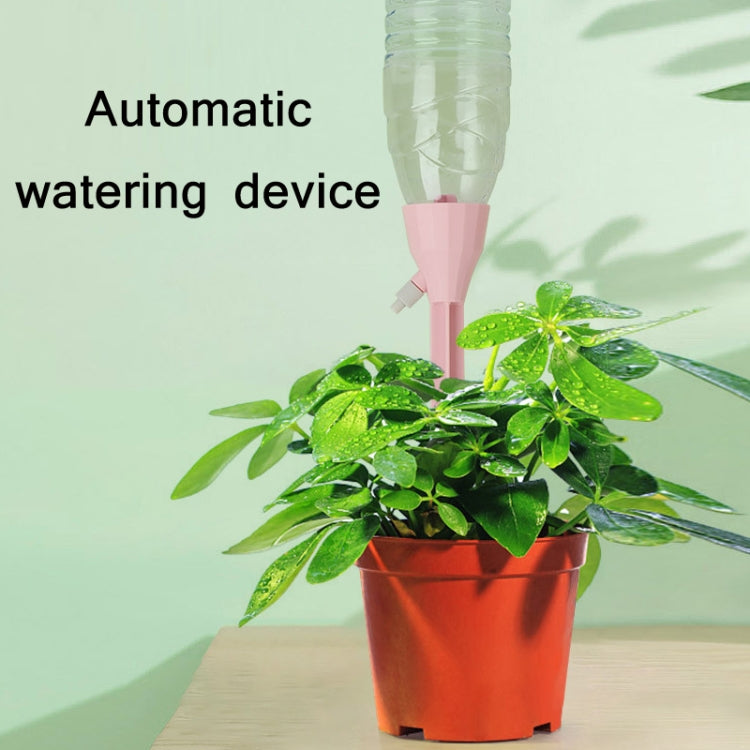 10 Stück Haushalt Topfpflanze Tropfbewässerung Einstellbares Automatisches Bewässerungsgerät, Rosa, Grün, Beige Weiß
