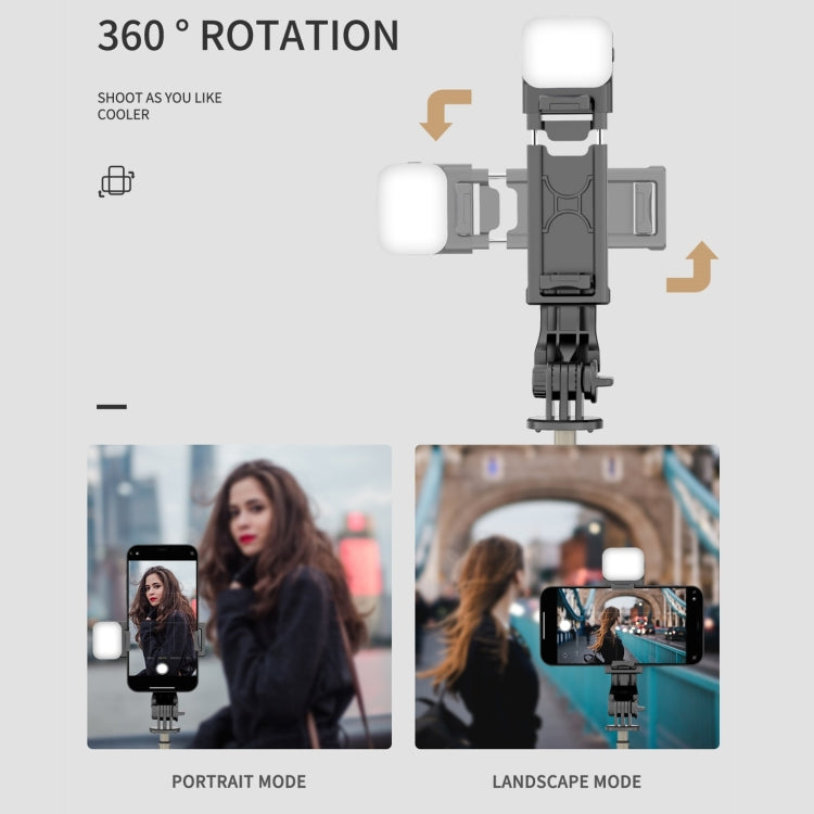 Mini Selfie-Stick Integrierter Multifunktionaler Bluetooth Selfie, Spezifikation:, Q11S 76cm mit Fülllicht, Q10S 70cm mit Fülllicht, Q11 74cm ohne Fülllicht, Q10 68cm ohne Fülllicht
