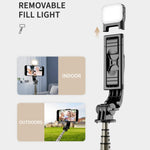 Mini Selfie-Stick Integrierter Multifunktionaler Bluetooth Selfie, Spezifikation:, Q11S 76cm mit Fülllicht, Q10S 70cm mit Fülllicht, Q11 74cm ohne Fülllicht, Q10 68cm ohne Fülllicht