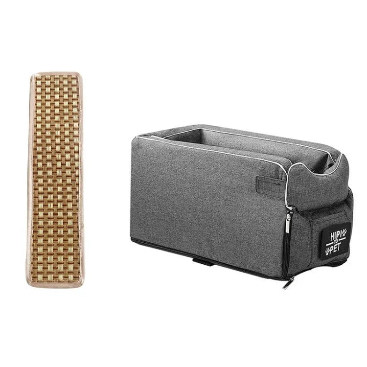 Autositzauflage für Haustiere, quadratisch + grau, quadratisch grau + Sommermatte