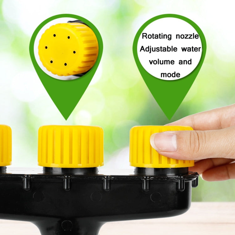 DKSSQ Garten Mehrkopf-Bewässerungsdüse, Spezifikation:, 3 Kopf mit 1 Zoll/1,2 Zoll Anschluss, 3 Kopf mit 1,5 Zoll Anschluss, 4 Kopf mit 1 Zoll/1,2 Zoll Anschluss, 4 Kopf mit 1,5 Zoll Anschluss, 5 Kopf mit 1 Zoll/1,2 Zoll Anschluss