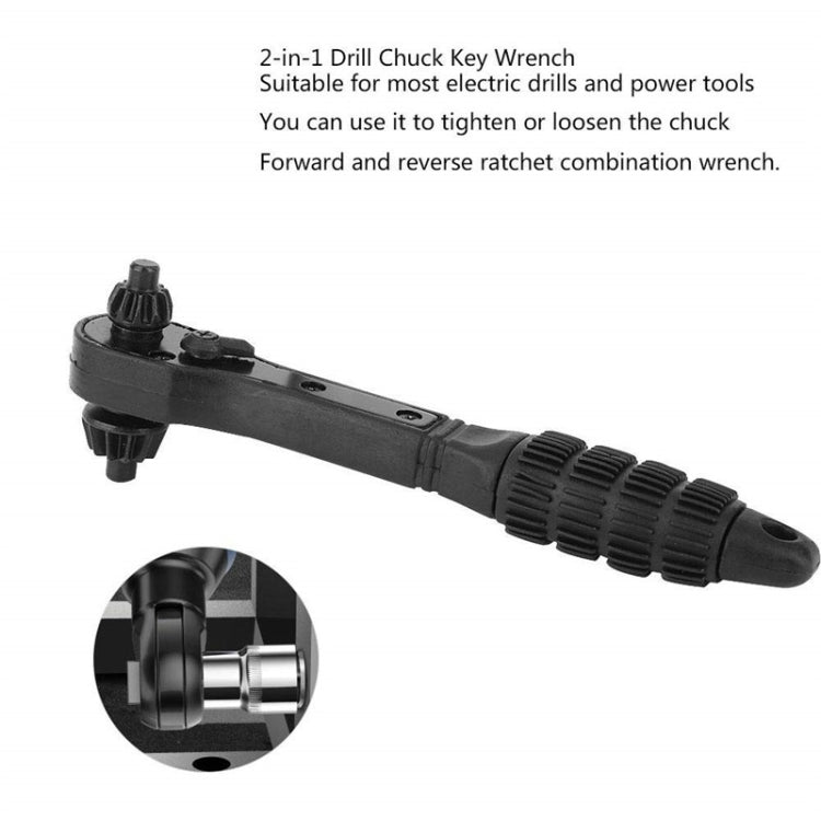 2 in 1 Gehärteter Bohrfutter-Schlüssel, 2 in 1 Schlüssel