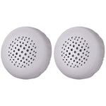 2 STÜCK Kopfhörer Waben-Ohrpolster für Jabra Evolve 20se / 30II / 40 / 65+ / 75+, Schwarz, Grau
