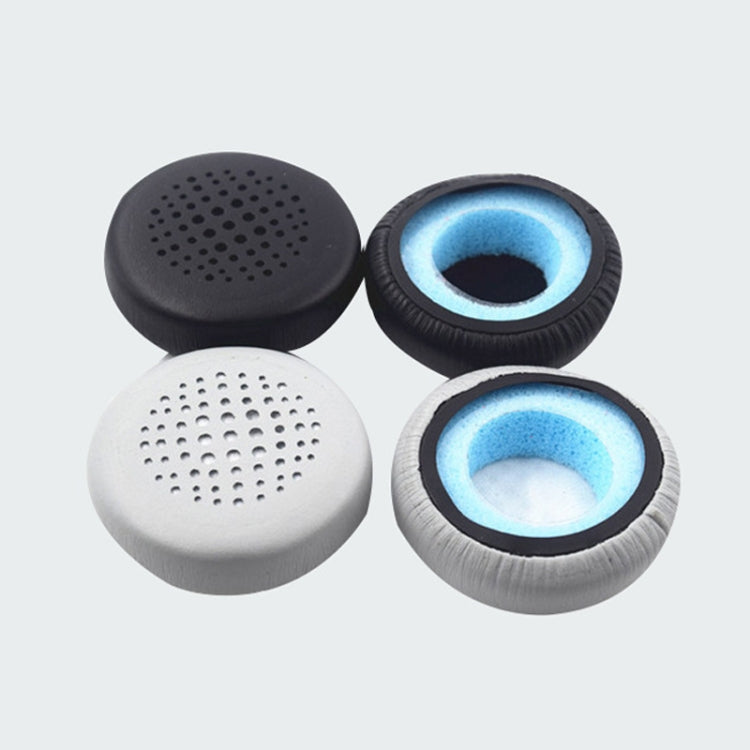 2 STÜCK Kopfhörer Waben-Ohrpolster für Jabra Evolve 20se / 30II / 40 / 65+ / 75+, Schwarz, Grau