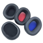 2 Stück Headset-Ohrpolster aus Proteinhaut für Audio-Technica ATH-WS660BT, Schwarz, Schwarz+Rot, Grau+Blau