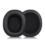 2 Stück Headset-Ohrpolster aus Proteinhaut für Audio-Technica ATH-SR30BT, Schwarzes Proteinhaut