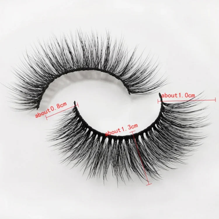 ShidiShangpin 3D Nerz-Wimpern, natürlich wirkend, 7 Paar Wimpern im Set, gemischte Packung für Montag bis Sonntag