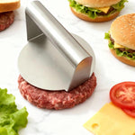 304 Edelstahl Hamburger Manuelle Fleischpresse, Rund, Quadratisch