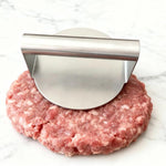 304 Edelstahl Hamburger Manuelle Fleischpresse, Rund, Quadratisch