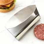304 Edelstahl Hamburger Manuelle Fleischpresse, Rund, Quadratisch