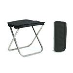 Outdoor tragbarer faltbarer Angelhocker mit Handtasche, Angelhocker (Schwarz), Angelhocker (Blau)