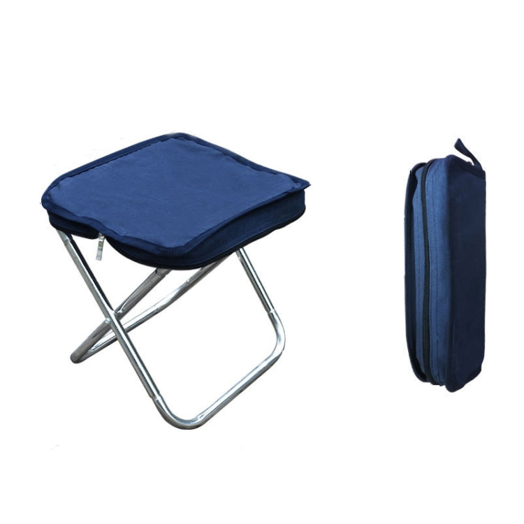 Outdoor tragbarer faltbarer Angelhocker mit Handtasche, Angelhocker (Schwarz), Angelhocker (Blau)
