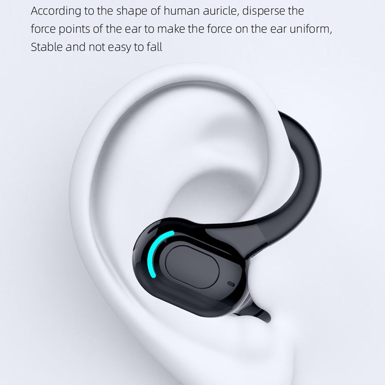 F8 Bluetooth 5.1 Ohrbügel Stereo Kabellose Sportkopfhörer, Einzelner Kopfhörer (Schwarz), Einzelner Kopfhörer (Weiß), Einzelner Kopfhörer (Schwarz+Rot), Einzelner Kopfhörer (Schwarz+Blau), Einzelner Kopfhörer (Schwarz+Grün)