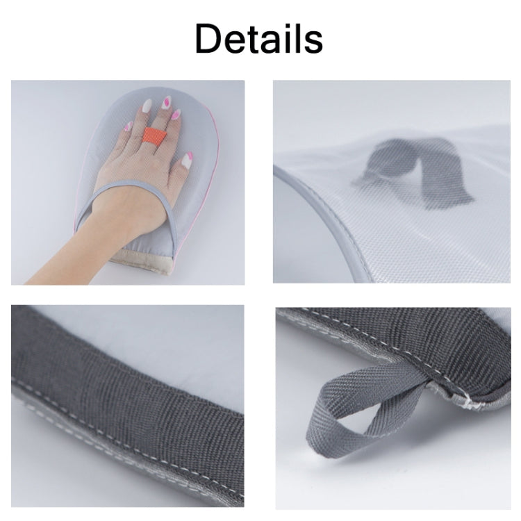 Bügeleisen-Hitzeisolierungs- und Verbrühschutzhandschuhe mit Fingerschlaufe, spitzem Kopf, rundem Kopf