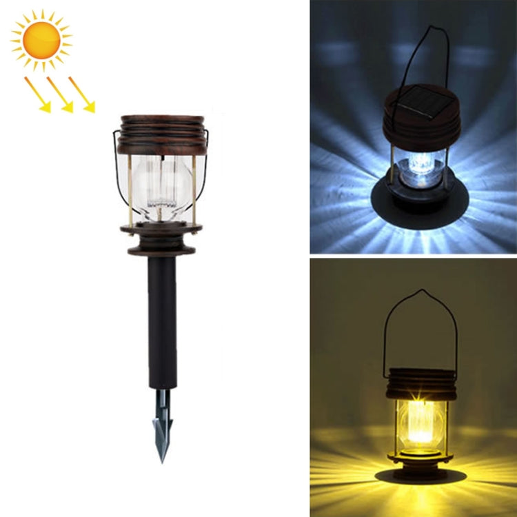 HSR002 Retro-Solar-Campinglaterne für den Außenbereich, Spezifikation: Tragbar-Warmweiß, Einsteckmodell-Warmweiß, Geländermodell-Warmweiß