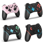 Kabelloser Bluetooth-Gamepad mit Makroprogrammierung für Switch Pro, Links Blau, Rechts Grün