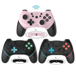 Kabelloser Bluetooth-Gamepad mit Makroprogrammierung für Switch Pro, Links Blau, Rechts Grün