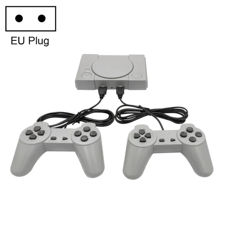 8-Bit Mini-Doppelspieler-TV-Spielkonsole mit 620 integrierten Spielen, PS1 mini (EU-Stecker)