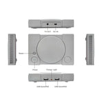 8-Bit Mini-Doppelspieler-TV-Spielkonsole mit 620 integrierten Spielen, PS1 mini (EU-Stecker)