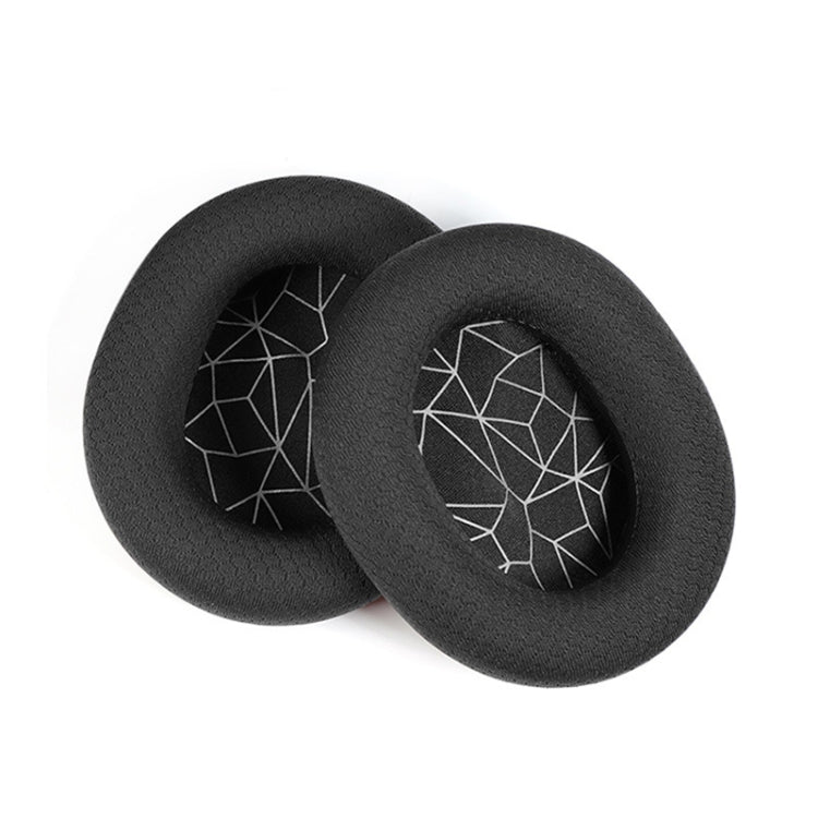 2 Stück Schwamm-Headset-Polster für Steelseries Arctis Pro / Arctis 3 / 5 / 7 (Schwarz-Grau Leder), TBD0601869701B, TBD0601869701C, TBD0601869701D, TBD0601869701E, TBD0601869701F, TBD0601869701G, TBD0601869701H, TBD0601869701J, TBD0601869701A