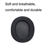 2 Stück Schwamm-Headset-Polster für Steelseries Arctis Pro / Arctis 3 / 5 / 7 (Schwarz-Grau Leder), TBD0601869701B, TBD0601869701C, TBD0601869701D, TBD0601869701E, TBD0601869701F, TBD0601869701G, TBD0601869701H, TBD0601869701J, TBD0601869701A