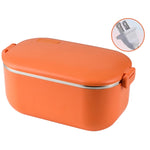 48W 1L Beheizbare Lunchbox aus Edelstahl 304, steckbar, US-Stecker, 12V Kfz-Stecker, EU-Stecker, UK-Stecker