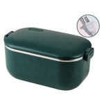48W 1L Beheizbare Lunchbox aus Edelstahl 304, steckbar, US-Stecker, 12V Kfz-Stecker, EU-Stecker, UK-Stecker