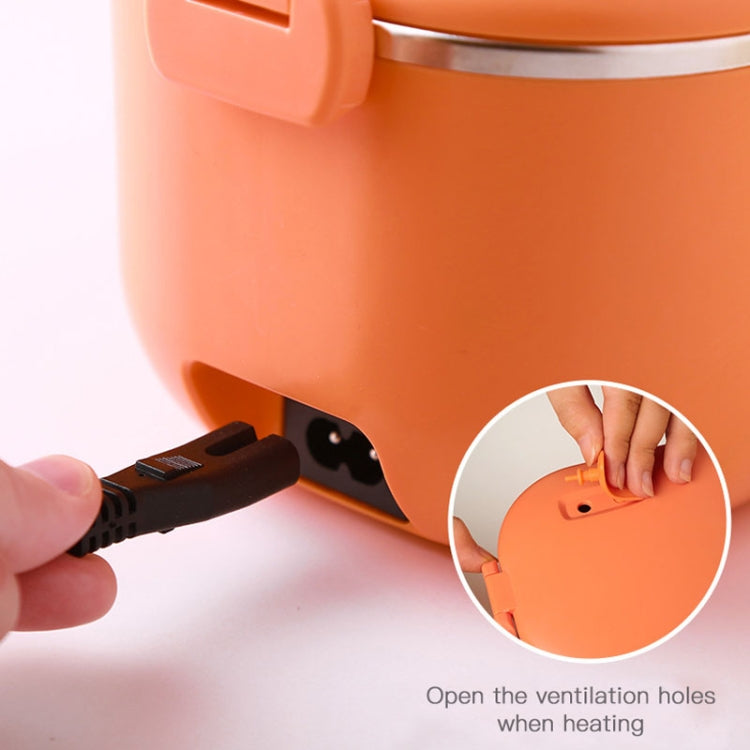 48W 1L Beheizbare Lunchbox aus Edelstahl 304, steckbar, US-Stecker, 12V Kfz-Stecker, EU-Stecker, UK-Stecker