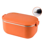48W 1L Beheizbare Lunchbox aus Edelstahl 304, steckbar, US-Stecker, 12V Kfz-Stecker, EU-Stecker, UK-Stecker