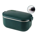 48W 1L Beheizbare Lunchbox aus Edelstahl 304, steckbar, US-Stecker, 12V Kfz-Stecker, EU-Stecker, UK-Stecker