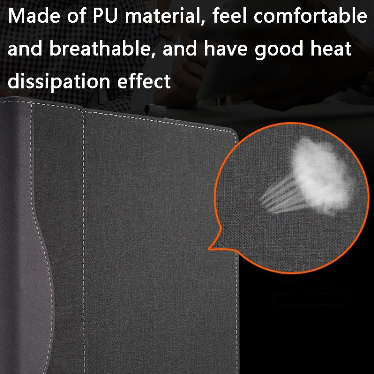 PU-Leder Laptop-Hülle, Für HP Spectre X360 13-AW 13,3, Für HP Spectre X360 15-EB 15,6