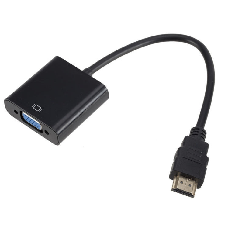 ZHQ007 HD 1080P HDMI-zu-VGA-Konverter, Weiß, Schwarz