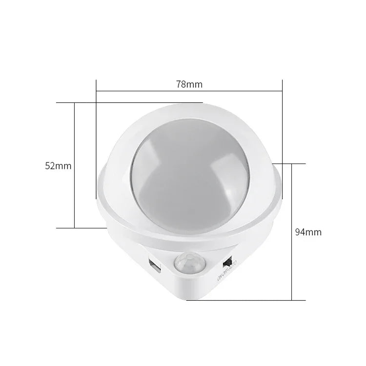 DMK-022PL LED-Ladestufen-Nachtlicht, Gelbes Licht, Weißes Licht