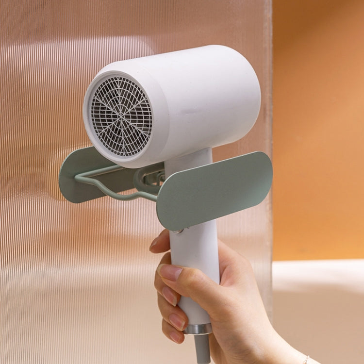 Badezimmer Haartrockner Halterung ohne Bohren, Eisen, Braun, Grün, Schwarz