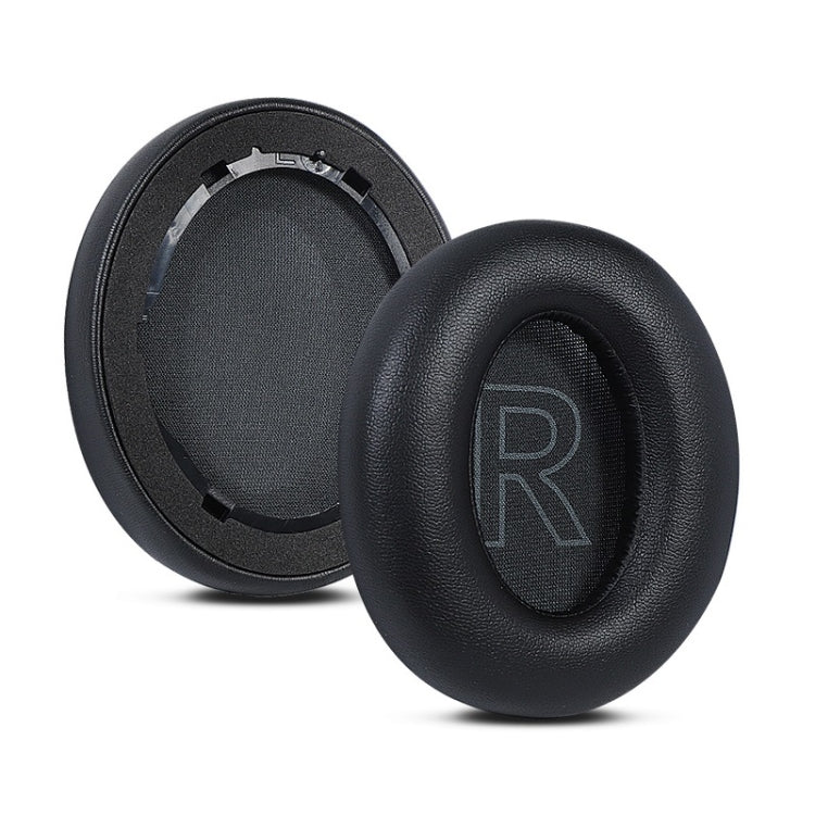 2pcs Protein Leather Sponge Earphone Cover For Anker Soundcore Life, Q10 (Black), Q10 (Black+Red), Q10 (Blue+Orange), Q20 (Black), Q30 (Black), Q30 (Dark Blue), Q30 (Light Pink), Q35 (Black), Q35 (Dark Blue), For Anker Soundcore Life Q35